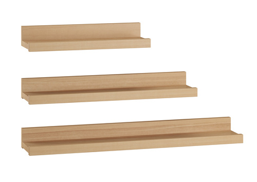 Bucheablage Regal Fotoleiste f�r Bilder B�cher und Deko in drei verschiedenen L�ngen V-90.84-5