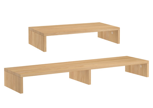 TV-Erh�hung Holzablage Monitorst�nder Buche optionale Breite V-90.84-55