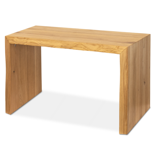 Massivholz Hocker I Bank aus Eiche mit Baumkante V-Bank-Eiche