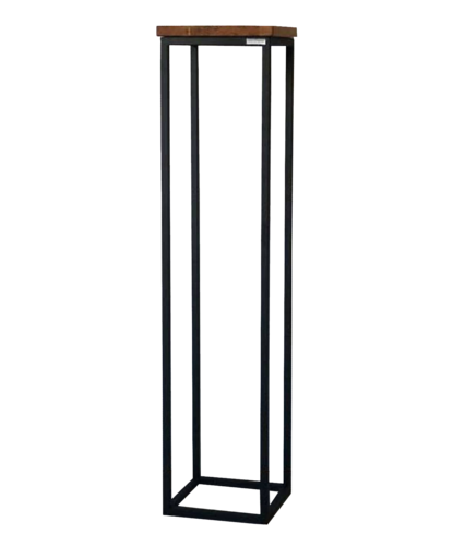 Dekost�nder Blumenst�nder schwarz Eiche ge�lt schlanke Ablage