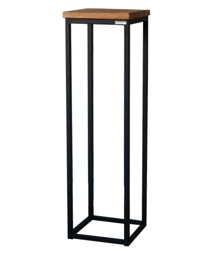 Dekost�nder Blumenst�nder schwarz Eiche ge�lt schlanke Ablage