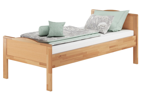 Seniorenbett �berl�nge extra hoch Einzelbett Buche 90x200 Zubeh�r w�hlbar V-60.70-09-220