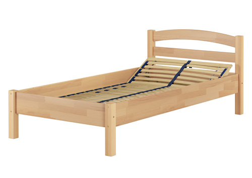 �berlanges Holzbett Buche natur 100x220 Holzbett Zubeh�r w�hlbar V-60.73-10-220