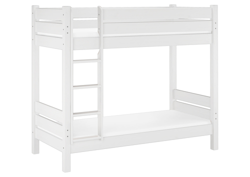 Etagenbett extra stabil variables Zubeh�r 80x200 Stockbett wei� Nische 80 cm teilbar V-60.16-08WT80