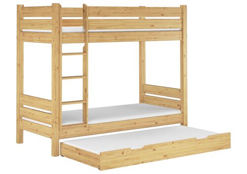 Etagenbett extra robust 90x200 Nische 100 Stockbett Zubeh�r w�hlbar Kiefer massiv V-60.16-09