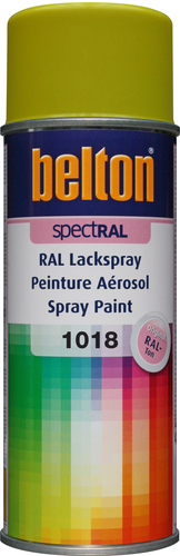 belton Lackspray RAL 1018 Zinkgelb - 400ml Spraydose