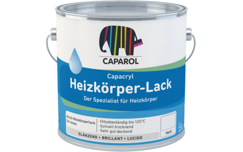 Caparol Capacryl Heizkrper-Lack Weiss 2,5L