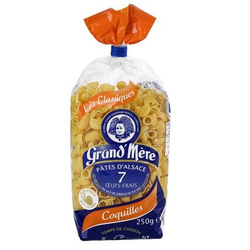 Grand M�re Eiernudeln aus dem Elsa� H�rnchen Coquilles 250 Gramm