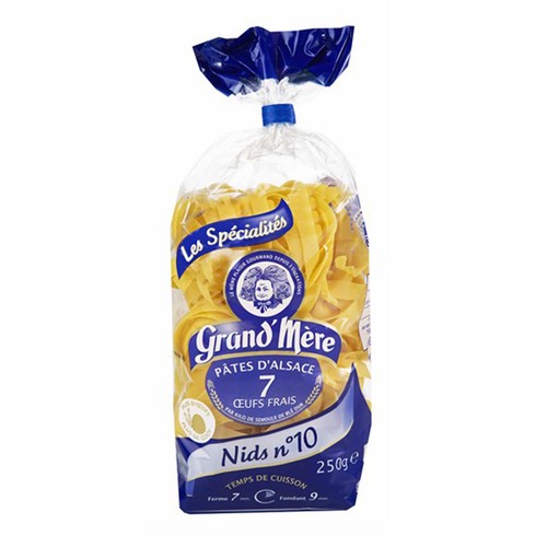 Grand M�re Eiernudeln aus dem Elsa� Nids / Nester Nr. 10  250 Gr.