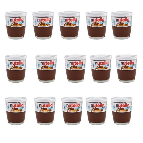 Ferrero nutella im praktischen Trinkglas 15 x 220 Gramm Perfekt f�r unterwegs!