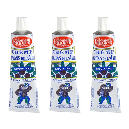 Clement Faugier Die originale Maronencreme aus der Tube 3 x 220 Gramm