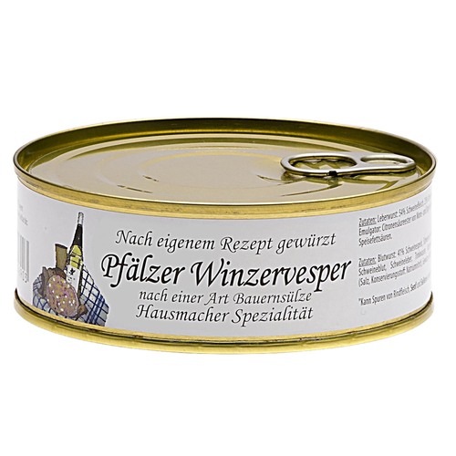 Pf�lzer Winzervesper - Hausmacher Spezialit�t nach Art der Bauerns�lze 200?g
