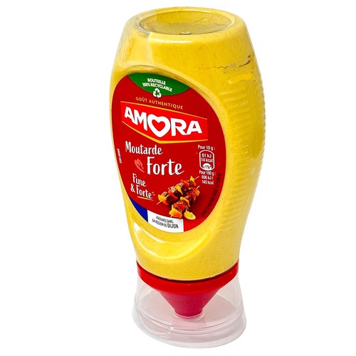 Amora Senf Fine et Forte 265g - Intensiver Geschmack, ideal f�r jede Mahlzeit