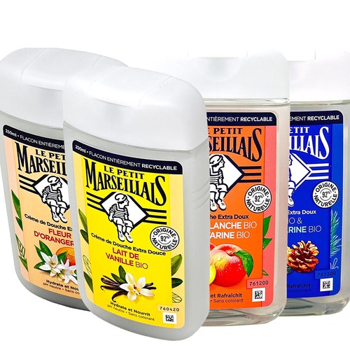 Nat�rliche Duschgel-Familien-Set: 5 Duftvarianten, hautfreundlich, je 250 ml