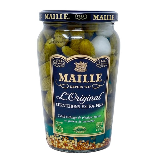 Maille Mini Gurken Cornichons Extra fein 400 Gramm 