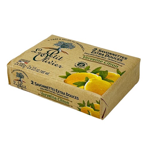 Le Petit Olivier Seife mit Zitrone, Eisenkraut & Oliven�l - 2x100g nat�rliche Pflege