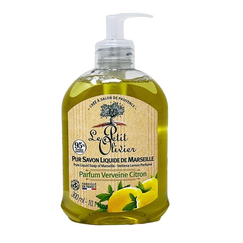 Le Petit Olivier Pur Savon Liquide de Marseille Verveine Citron - 300ml nat�rliche Pflege