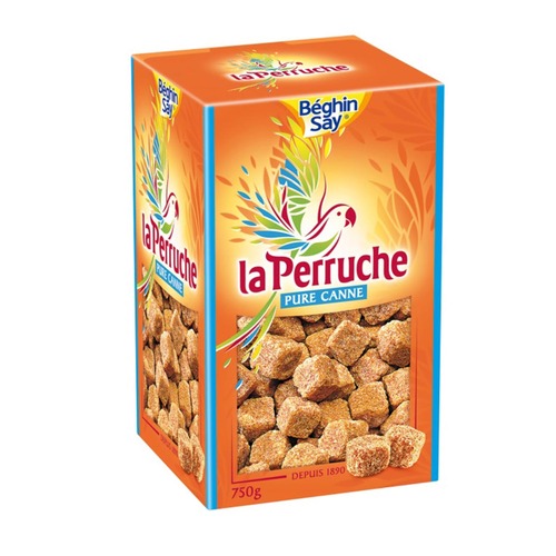 Nat�rlicher brauner Zuckerw�rfel von La Perruche - Premium-Qualit�t 750 Gramm