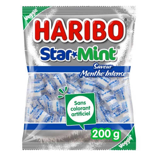 Haribo Starmint 200g - Erfrischende Menthol-Bonbons f�r extra Frische