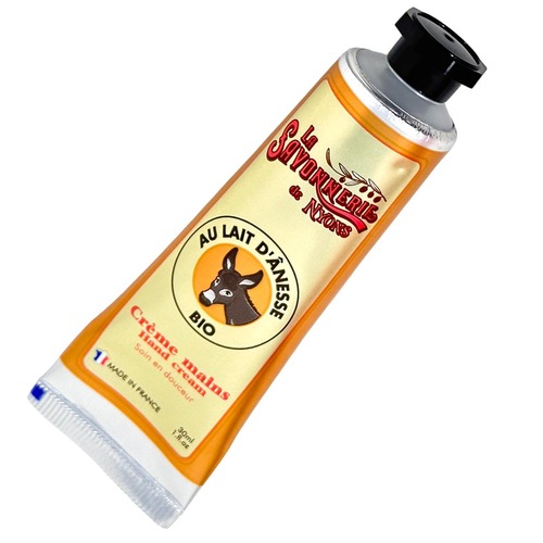 La Savonnerie De Nyons BIO Handcreme mit Eselsmilch, 30 ml - Intensive Pflege