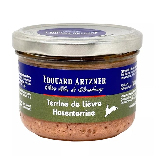 Edouard Artzner Hasenterrine mit Pinot Noir - Feine Delikatesse aus dem Elsass