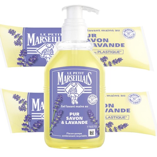 Le Petit Marseillais Fl�ssigseife Lavendel�l 300 ml + 2x250 ml Nachf�llpack