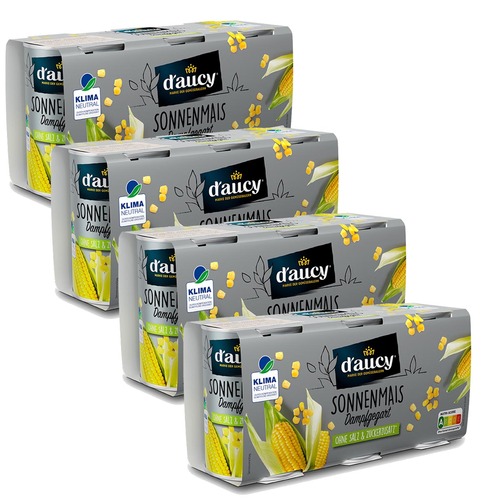 daucy Sonnenmais 3x110g: Nat�rliche Frische ohne Salz und Zuckerzusatz