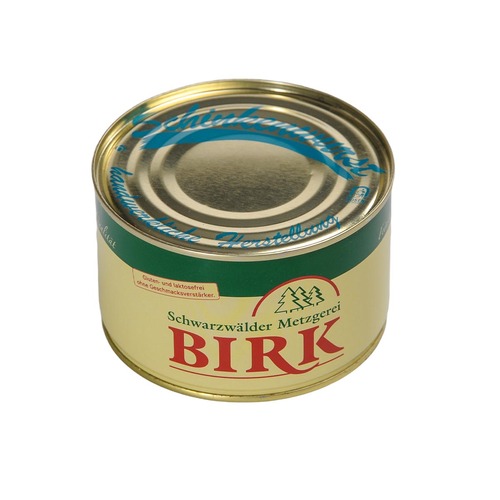 Schwarzw�lder Metzgerei Birk Dosenwurst Schinkenwurst aus eigener Herstellung