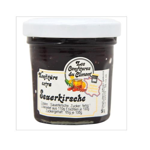 Les Confitures du Climont Sauerkirsche Konfit�re extra 50g - Handwerklich hergestellt
