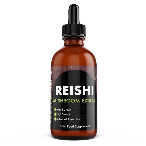 Feel Supreme Reishi-Pilz-Fl�ssigkeit - Hochdosiert, 60 ml mit Pipette f�r einfache Anwendung