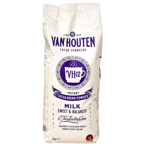 VAN HOUTEN VH12 Kakaopulver 1KG - s�� & ausgewogen Instant Kakaodrink Genuss