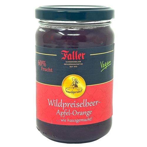 Faller Wildpreiselbeer-Apfel-Orangen Konfit�re - Hausgemachter Genuss aus dem Schwarzwald