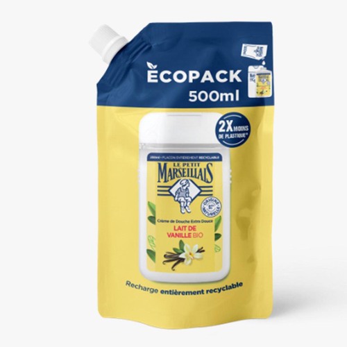 Le Petit Marseillais Vanille-Milch Duschgel 0,5 L Nachf�llbeutel - Pflege aus Frankreich