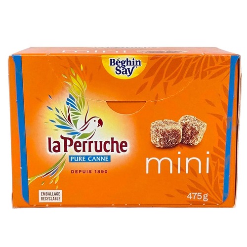 Nat�rlicher brauner Zuckerw�rfel von La Perruche - mini 475 Gramm