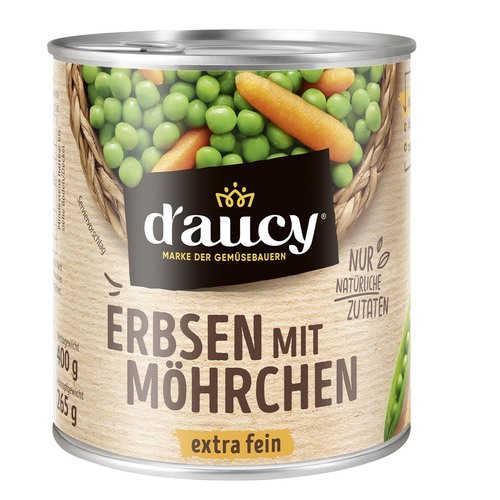 daucy Erbsen mit M�hrchen: Der bunte Gem�se-Klassiker aus Frankreich. 400g