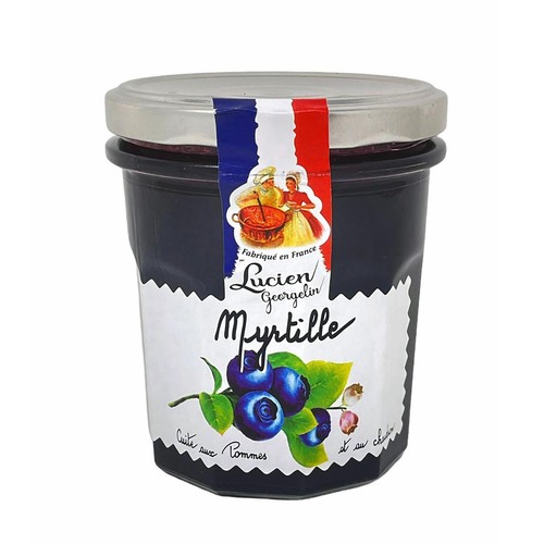 Lucien Georgelin Heidelbeer-Apfel-Konfit�re - Fruchtiger Genuss aus Frankreich, 320g