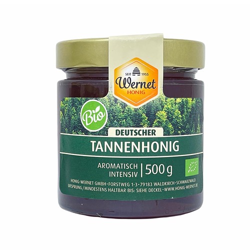 Honig Wernet BIO-Tannenhonig aus den Schwarzw�lder Tannenw�ldern:  im 500g Glas