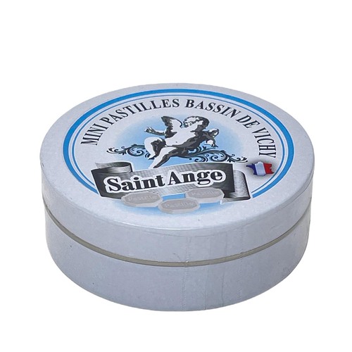 Saint-Ange Mini-Pfefferminz-Pastillen - Frische aus Vichy, Frankreich, 50g