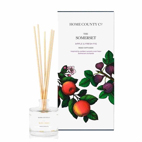 Home County Candle Luxus Raumduft-Diffusor Raumduft verschiedene Duftnoten 100ml