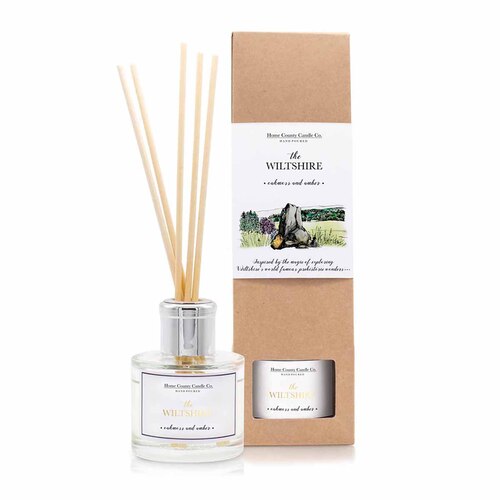 Home County Candle Raumduft-Diffusor THE WILTSHIRE Eichenmoos und Amber 100ml