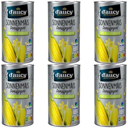 daucy Sonnenmais - Nat�rliche Frische, Ohne Salz & Zuckerzusatz, 285g Dose