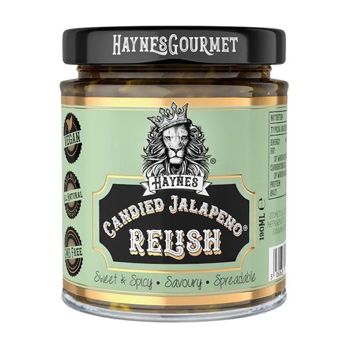 Haynes Gourmet Candied Jalapeno Relish - S�� & Scharf f�r einzigartige Fusion