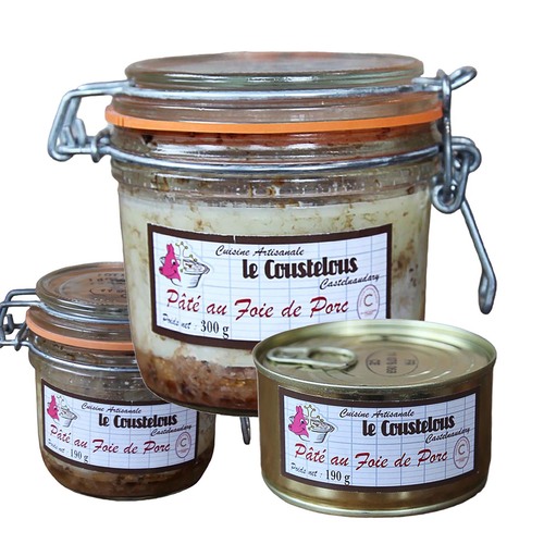 Le Coustelous Schweineleber P�t�, im Glas/Dose - Traditioneller Geschmack