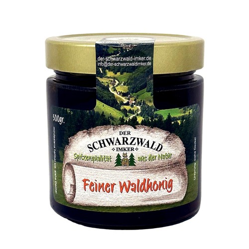Feiner deutscher Waldhonig aus dem Schwarzwald: 500g Deutscher Imkerhonig