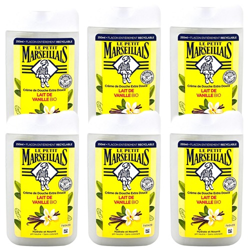 Le Petit Marseillais Vanillemilch Duschgel 6x 250ml - Verw�hnende Reinigung