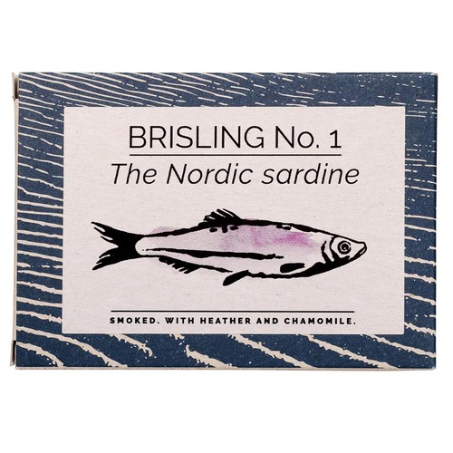 FANGST BRISLING No. 1: Ger�ucherte Nordsee-Sardine mit Heidekraut & Kamille