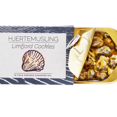 FANGST HJERTEMUSLING: D�nische Herzmuscheln in kaltgepresstem Raps�l