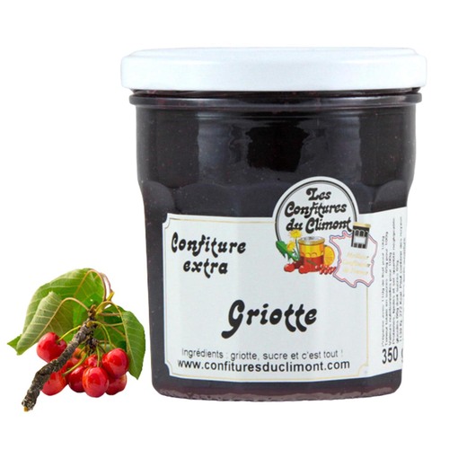 Les Confitures du Climont Sauerkirsche Konfit�re extra 350g handwerklich