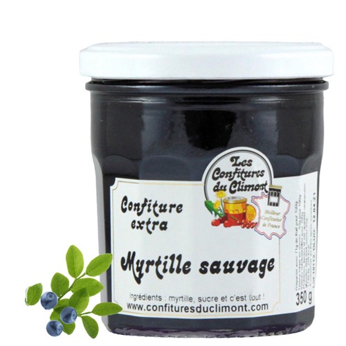Les Confitures du Climont Wilde Heidelbeere Konfit�re Extra 350g Handwerklich