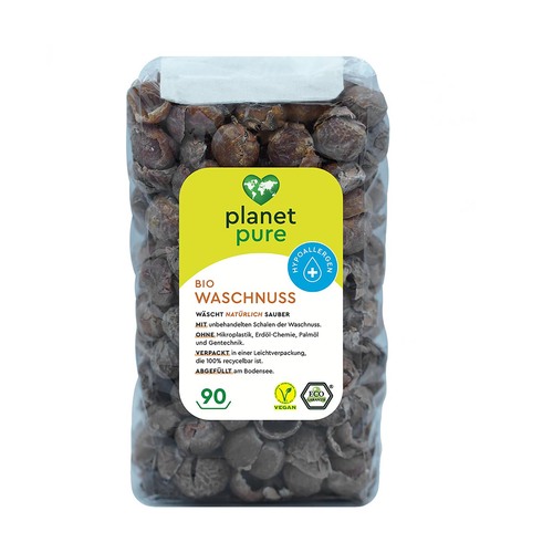 PLANET PURE Bio-Waschnuss  nat�rlich sauber unbehandelte Schale der Waschnuss 90 WL